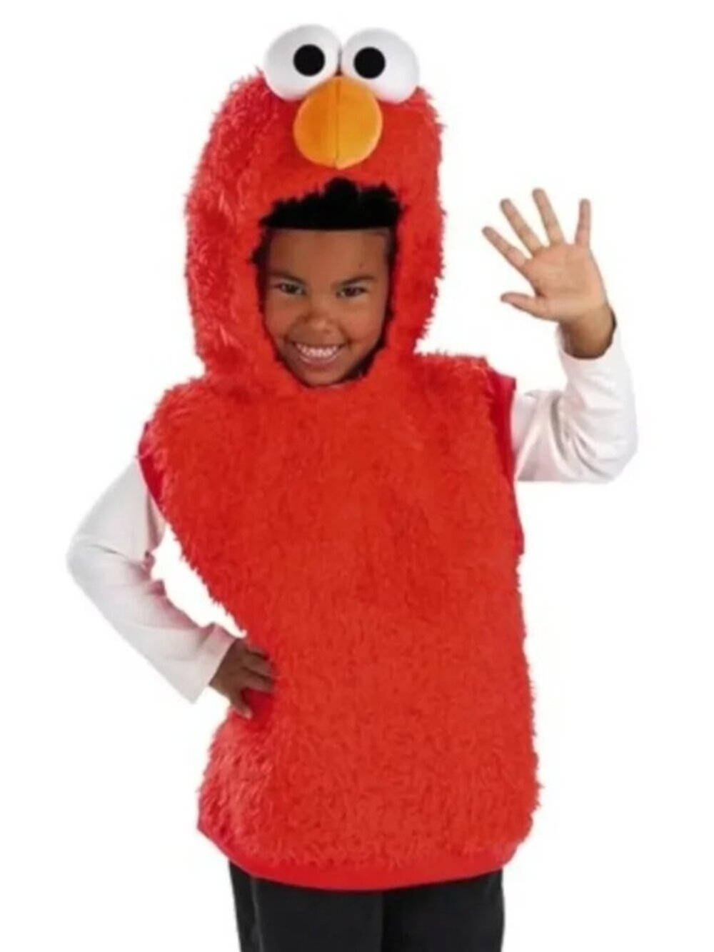 Elmo Kids Vest Toddler Halloween Costume Sesame Street Dress Up Size 4T